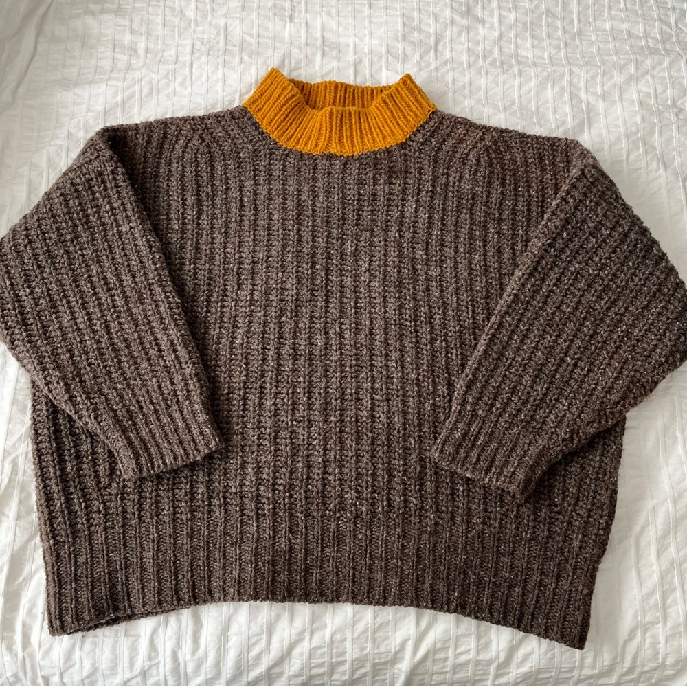 Babaa Jumper no 13 in Oak/Ochre